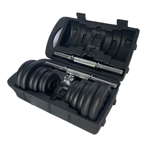 Kit de halteres com 17kg de anilhas - Imagem 2