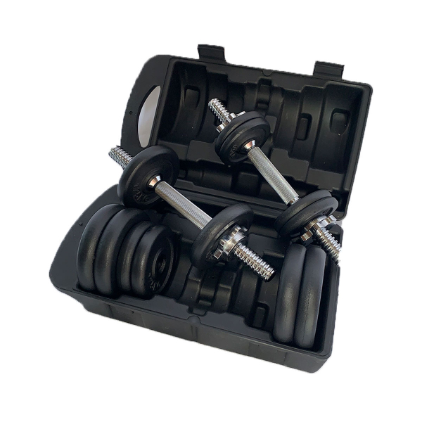 Kit de halteres com 17kg de anilhas - Imagem 3