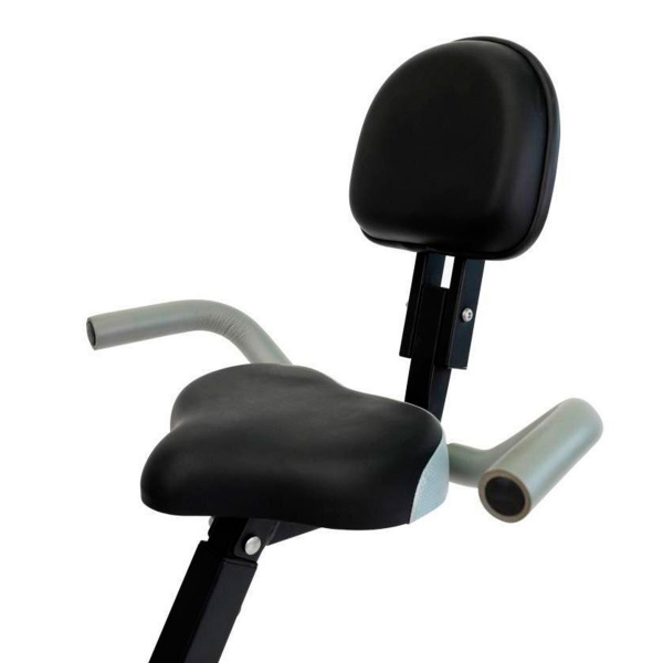 Bicicleta Ergométrica Vertical Dobrável Bike em X Cor Preto/Laranja - WCT Fitness - Imagem 6