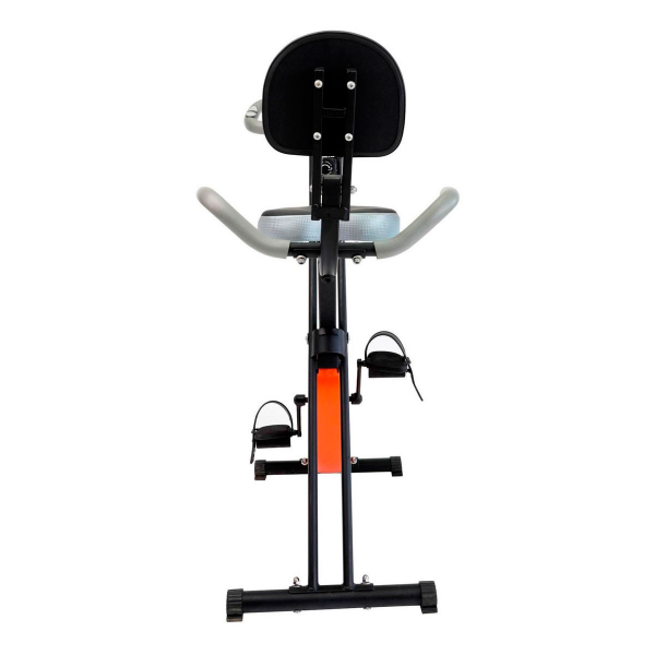Bicicleta Ergométrica Vertical Dobrável Bike em X Cor Preto/Laranja - WCT Fitness - Imagem 7