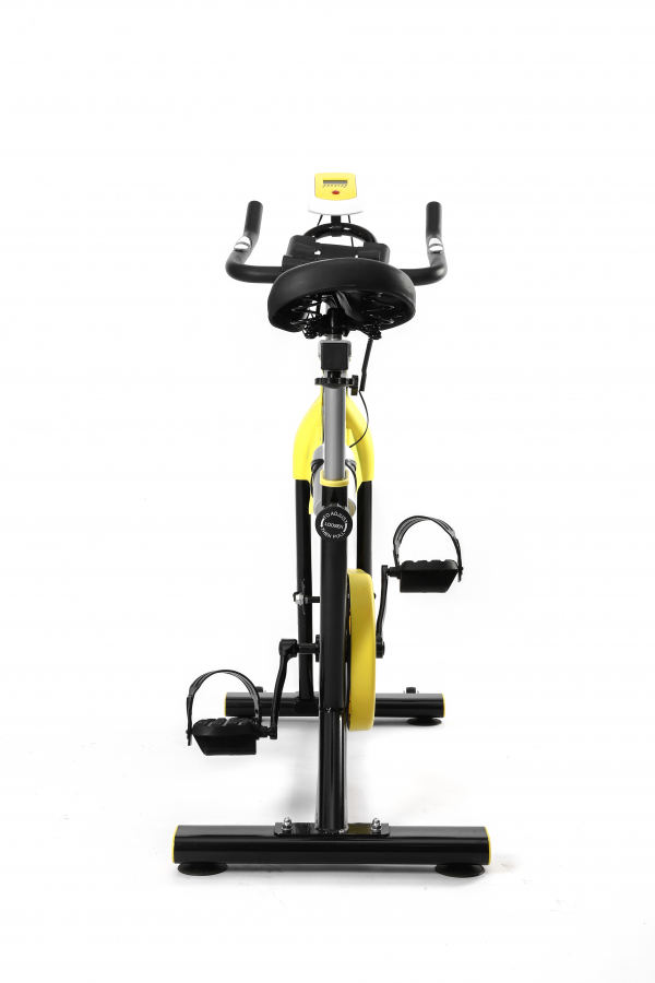 Bicicleta Spinning Roda de Inércia de 8kg Preto Amarelo WCT Fitness - Imagem 6