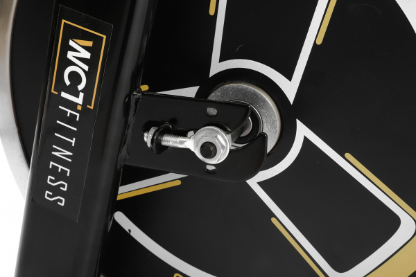 Bicicleta Spinning Roda de Inércia de 8kg Preto Amarelo WCT Fitness - Imagem 8