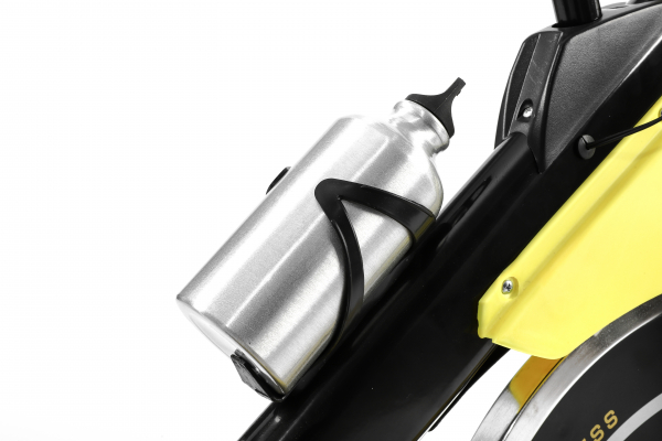 Bicicleta Spinning Roda de Inércia de 8kg Preto Amarelo WCT Fitness - Imagem 9
