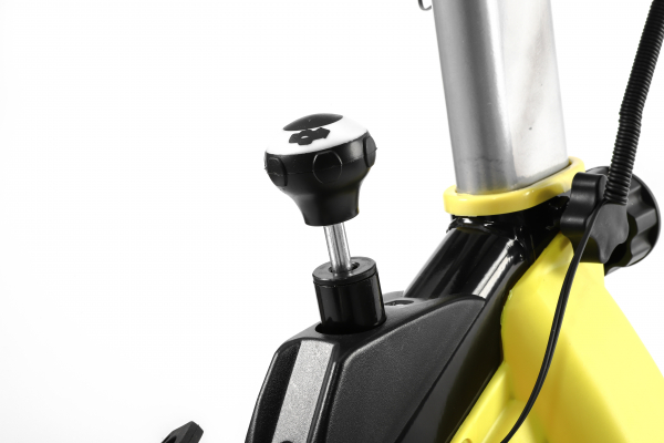 Bicicleta Spinning Roda de Inércia de 8kg Preto Amarelo WCT Fitness - Imagem 10