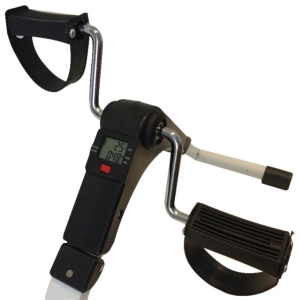 Bicicleta Ergométrica Dobrável Mini Bike Exercício Perna Fisioterapia Pedal com Monitor LCD WCT Fitness - Imagem 10