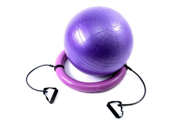 Bola suíça com auréola e elástico 4034 - Imagem 2