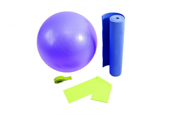 Kit yoga/pilates colorido 5001