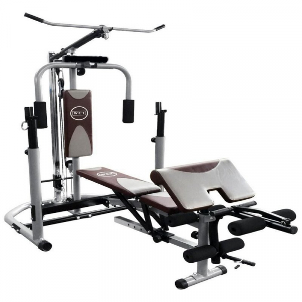 Estação Musculação Supino com Voador Academia Residencial Completa WCT Fitness