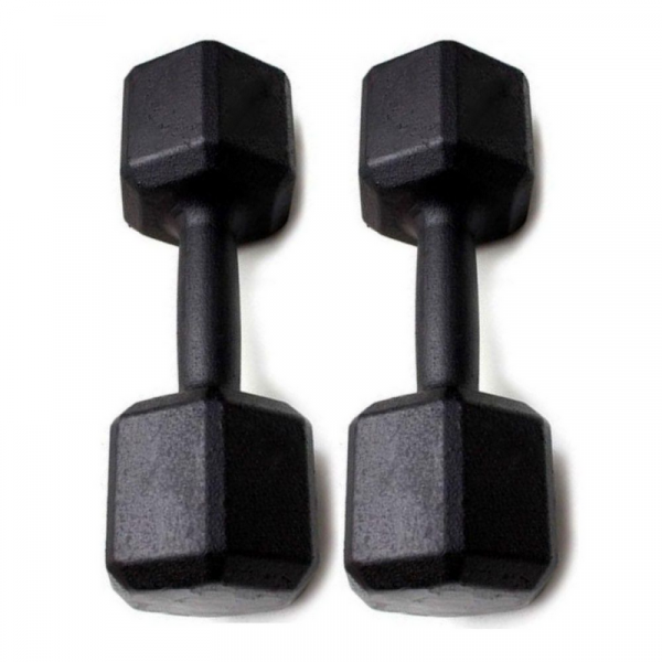 Par de dumbbell sextavado 12kg 900812
