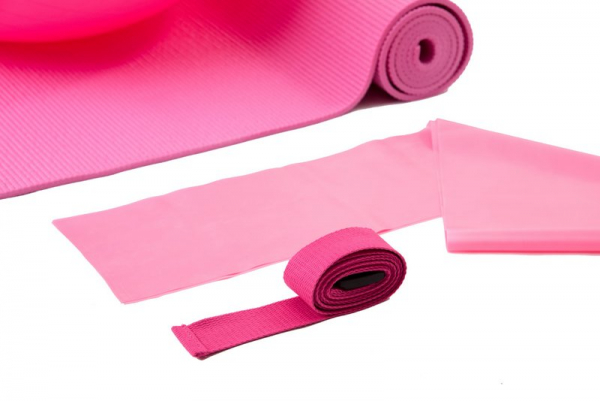 Kit yoga/pilates rosa 500101 - Imagem 3