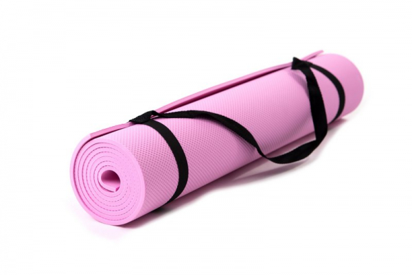 Tapete yoga/pilates rosa 0,6mm 5112 - Imagem 3