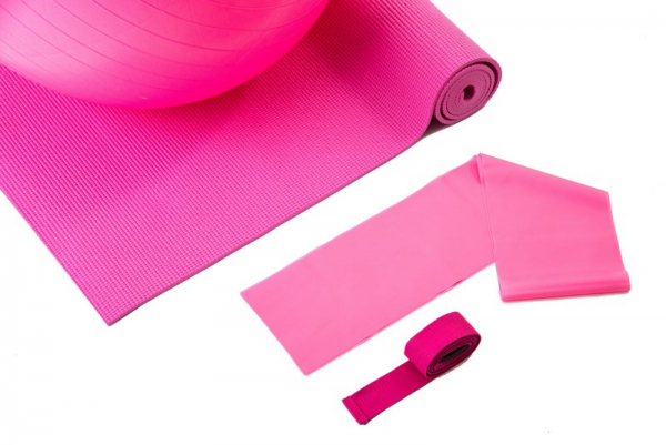 Kit yoga/pilates rosa 500101 - Imagem 2