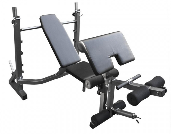 Banco de Supino Reto Inclinado com Scott Cadeira Extensora e Mesa Flexora WCT Fitness