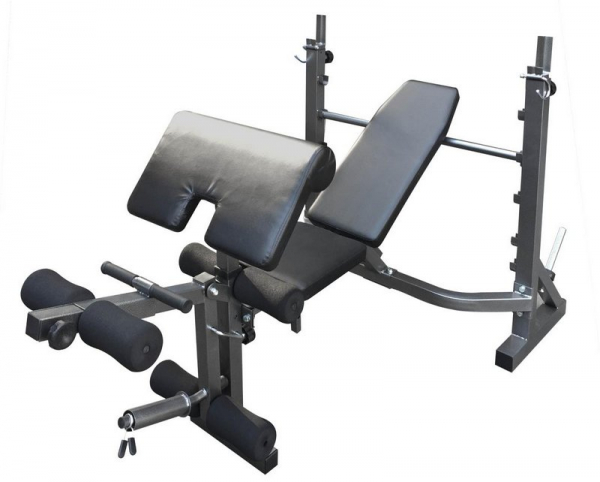 Banco de Supino Reto Inclinado com Scott Cadeira Extensora e Mesa Flexora WCT Fitness - Imagem 3