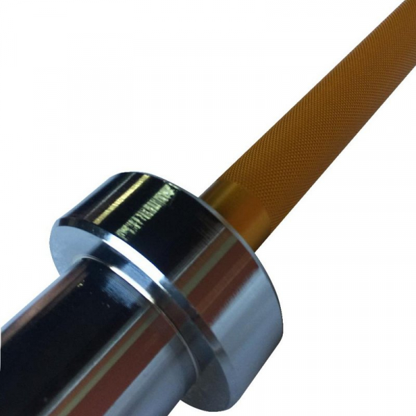 Barra reta olímpica amarela 1,8m para presilha 50mm 88800250 - Imagem 4