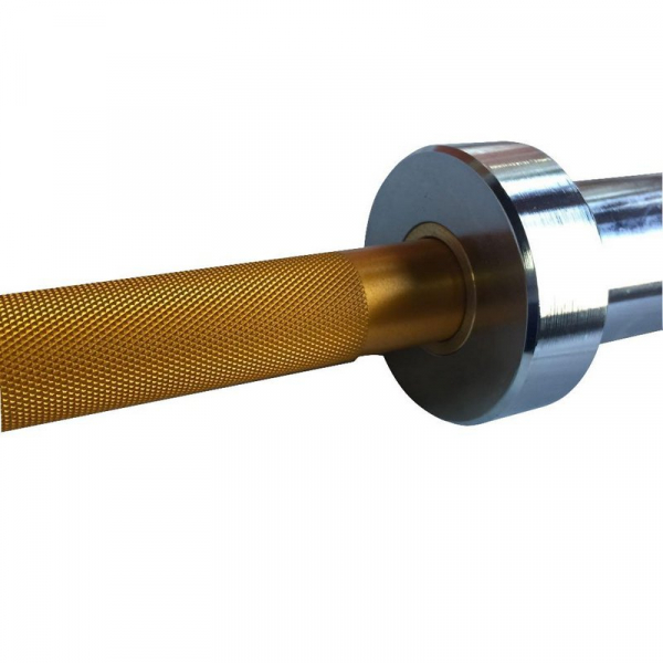 Barra reta olímpica amarela 1,8m para presilha 50mm 88800250 - Imagem 2