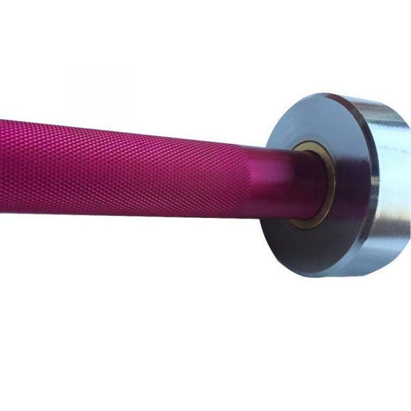 Barra reta olímpica rosa 1,8m para presilha 50mm 88800350