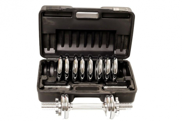 Kit de halteres com 10kg de anilhas 217 - Imagem 3