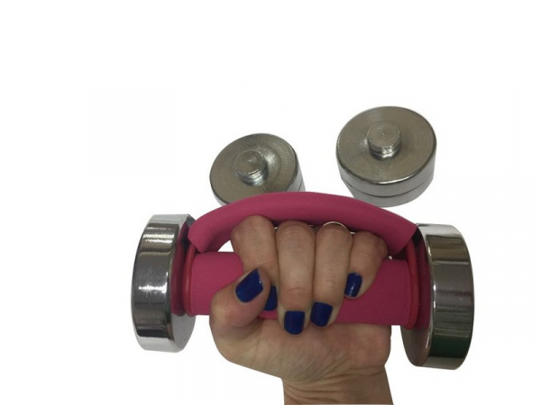 Kit de 2 halteres ajustáveis de 2,5 kgs 9000042 - Imagem 2