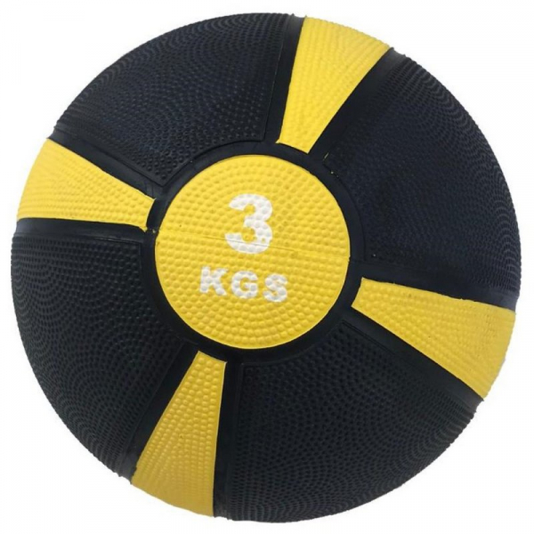 Medicine ball emborrachada de 3kg 7100403