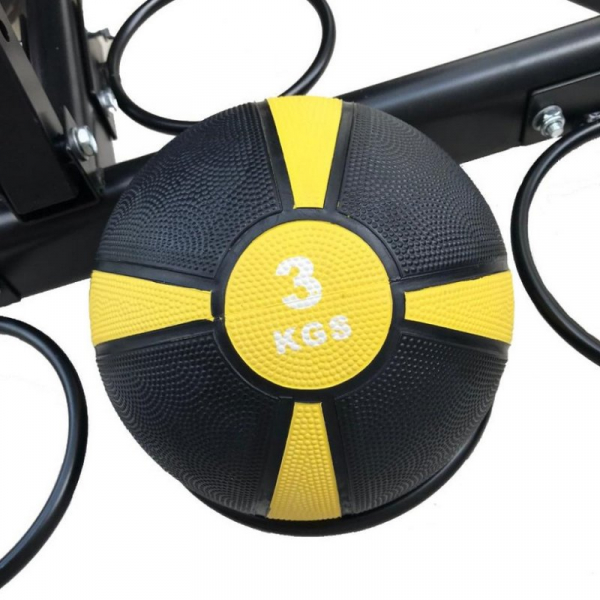 Medicine ball emborrachada de 3kg 7100403 - Imagem 3