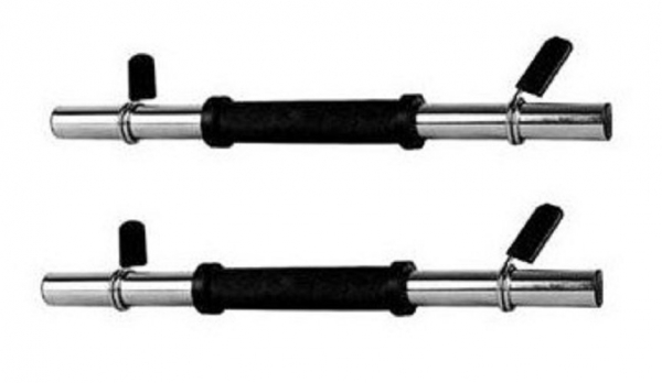 Par de Halteres oco com Presilha 25mm WCT FITNESS