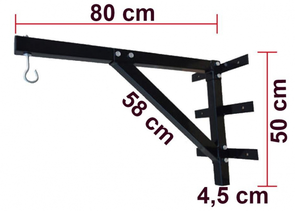 Suporte de parede para equipamentos de boxe 770140
