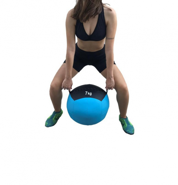 Medicine ball em PU de 7kg 7700107 - Imagem 2