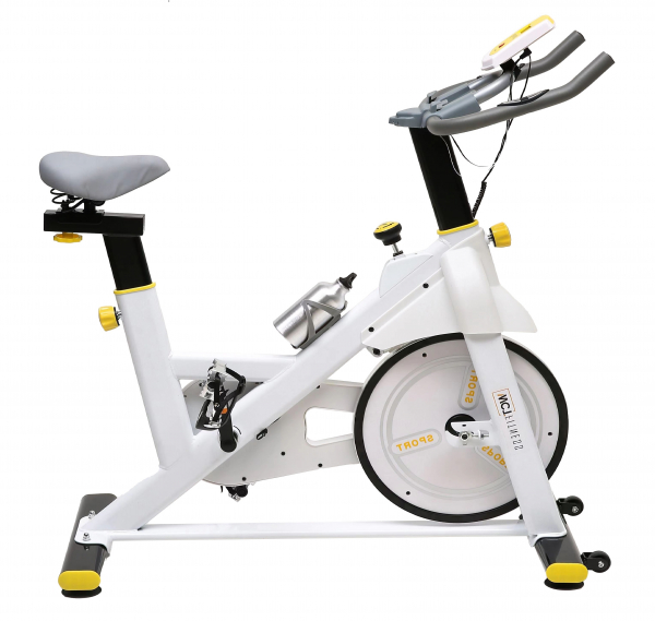 BICICLETA ERGOMETRICA SPINNING 10KG BRANCA - WCT FITNESS - Imagem 3