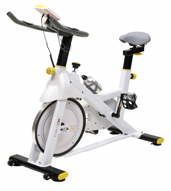 BICICLETA ERGOMETRICA SPINNING 10KG BRANCA - WCT FITNESS - Imagem 4