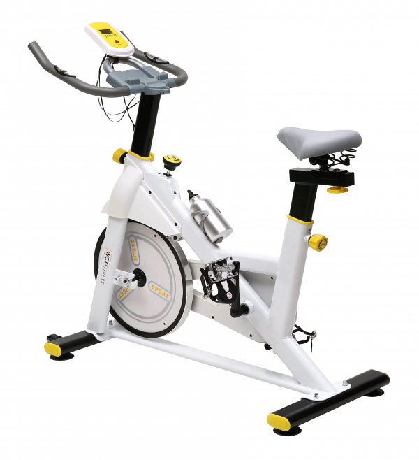 BICICLETA ERGOMETRICA SPINNING 10KG BRANCA - WCT FITNESS - Imagem 6