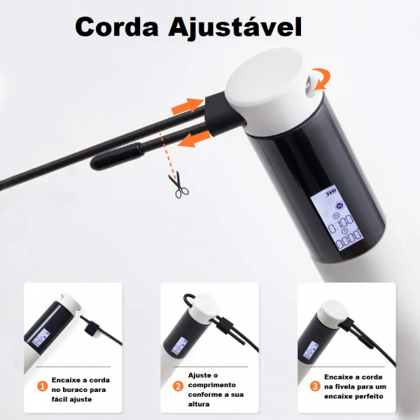 Corda de Pular Digital com App e Bluetooth WCT Fitness W651 - Imagem 7