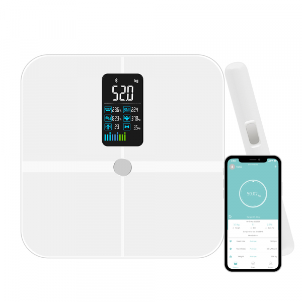 Balança Corporal Bioimpedancia Digital App Bluetooth W610 - Imagem 8