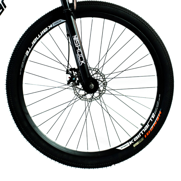 Bicicleta Aro 29 Bike 21 Vel Marchas Everest Freio a Disco Quadro Alumínio Leve Resistente Cor Branco/Preto - WCT FITNESS - Imagem 4