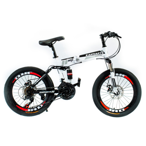 Bicicleta Aro 20 Bike 21 Vel Marchas CityFold Freio a Disco Quadro Aço Carbono - WCT FITNESS