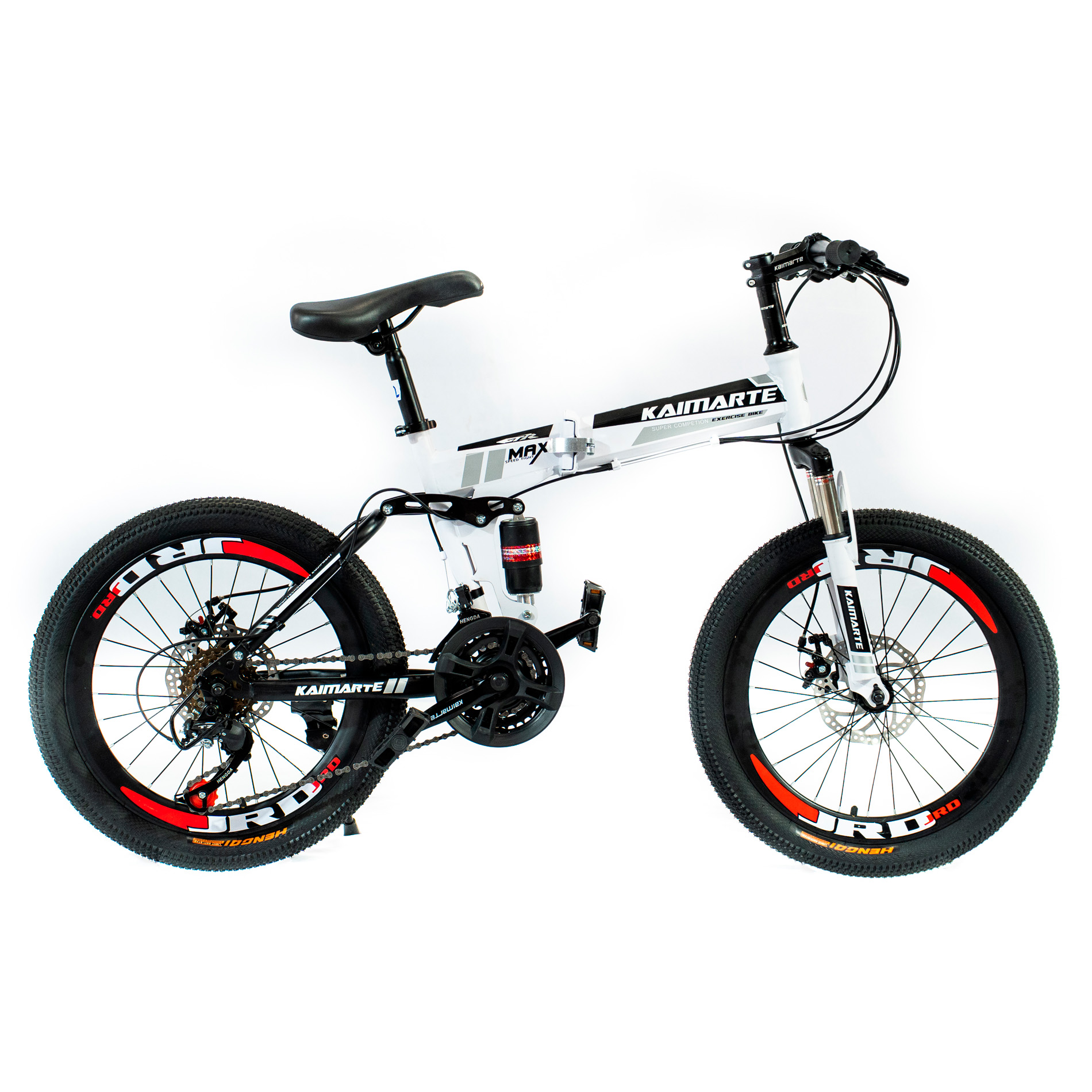 Bicicleta Aro 20 Bike 21 Vel Marchas CityFold Freio a Disco Quadro Aço Carbono - WCT FITNESS