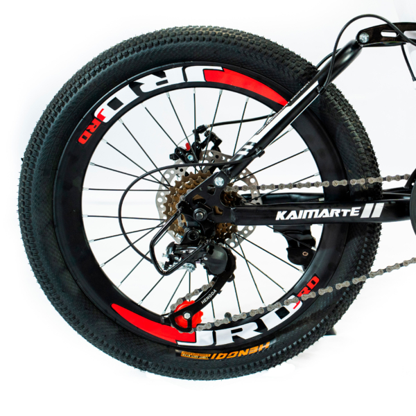 Bicicleta Aro 20 Bike 21 Vel Marchas CityFold Freio a Disco Quadro Aço Carbono - WCT FITNESS - Imagem 4