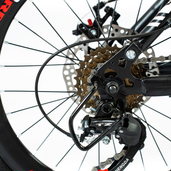 Bicicleta Aro 20 Bike 21 Vel Marchas CityFold Freio a Disco Quadro Aço Carbono - WCT FITNESS - Imagem 9