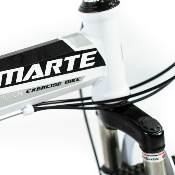 Bicicleta Aro 20 CityFold Bike 21 Vel Marchas Freio a Disco Quadro Aço Carbono Cor Branco Preto - WCT FITNESS - Imagem 7