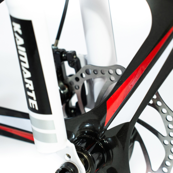 Bicicleta Aro 20 CityFold Bike 21 Vel Marchas Freio a Disco Quadro Aço Carbono Cor Branco Preto - WCT FITNESS - Imagem 10