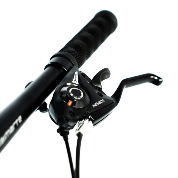 Bicicleta Aro 20 CityFold Bike 21 Vel Marchas Freio a Disco Cor Preto Vermelho - WCT FITNESS - Imagem 14