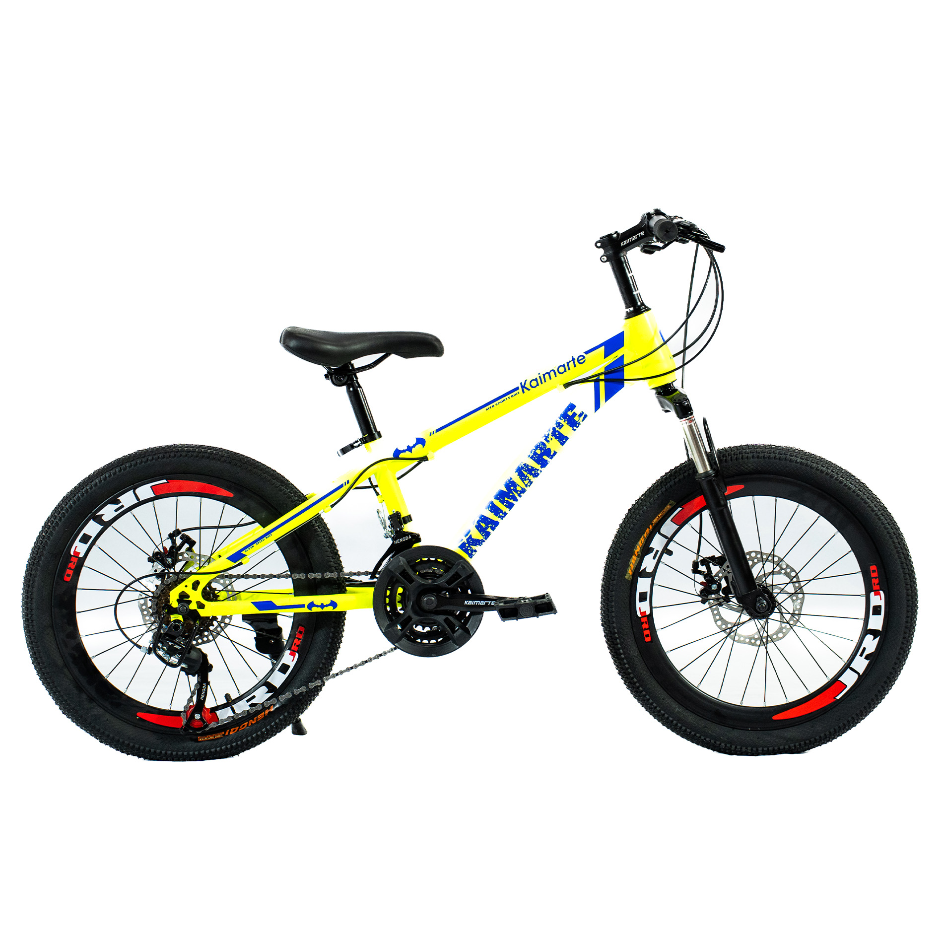 Bicicleta Aro 20 Bike 21 Vel Marchas MiniTrail Freio a Disco Quadro Aço Carbono - WCT FITNESS