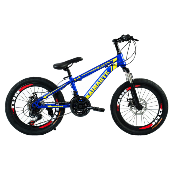 Bicicleta Aro 20 Bike 21 Vel Marchas MiniTrail Freio a Disco Quadro Aço Carbono - WCT FITNESS