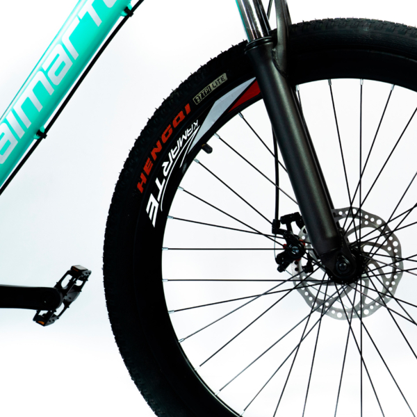 Bicicleta Aro 26 Alumínio Bike 21 Vel Freio a Disco Raiada WCT FITNESS - Imagem 7