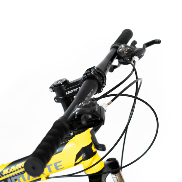 Bicicleta Aro 26 Freio Disco Bike Dobrável Amarela EasyFold 21 Marchas Roda Magnésio WCT Fitness - Imagem 8