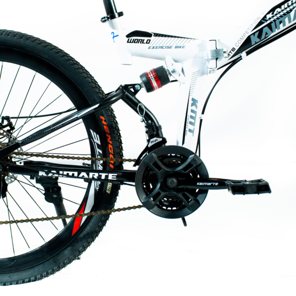 Bicicleta Aro 26 Dobrável Freio Disco Bike EasyFold 21 Marchas Aço Carbono WCT Fitness - Imagem 3