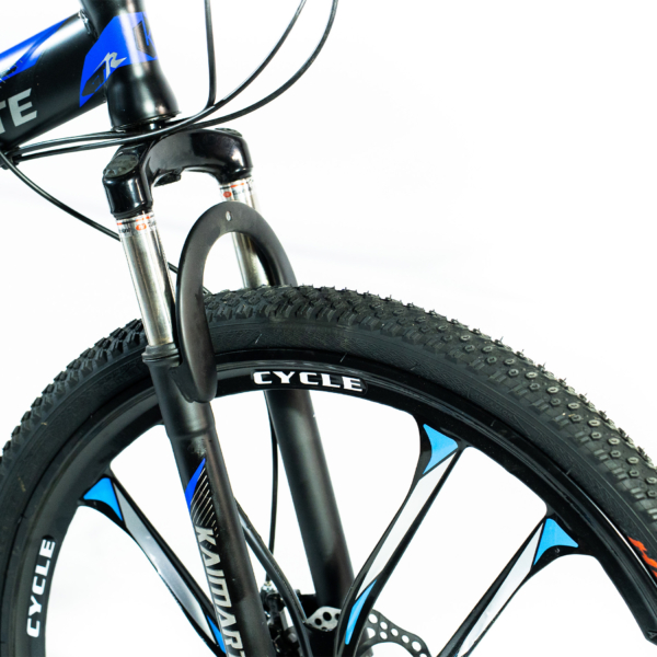 Bicicleta Aro 26 Freio Disco Bike Dobrável Azul Preto EasyFold 21 Marchas Roda Magnésio WCT Fitness - Imagem 10