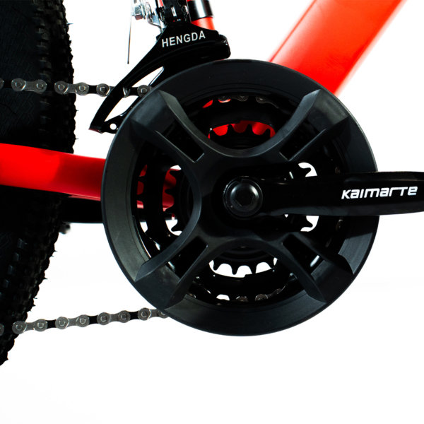 Bicicleta Aro 29 Bike 21 Vel Marchas Everest Freio a Disco Quadro Alumínio Leve Resistente Cor Vermelho/Branco - WCT FITNESS - Imagem 5