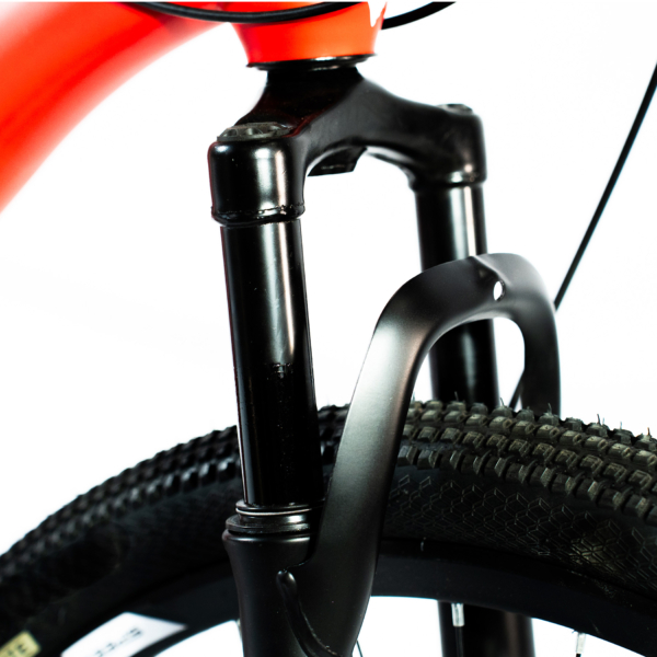 Bicicleta Aro 29 Bike 21 Vel Marchas Everest Freio a Disco Quadro Alumínio Leve Resistente Cor Vermelho/Branco - WCT FITNESS - Imagem 15