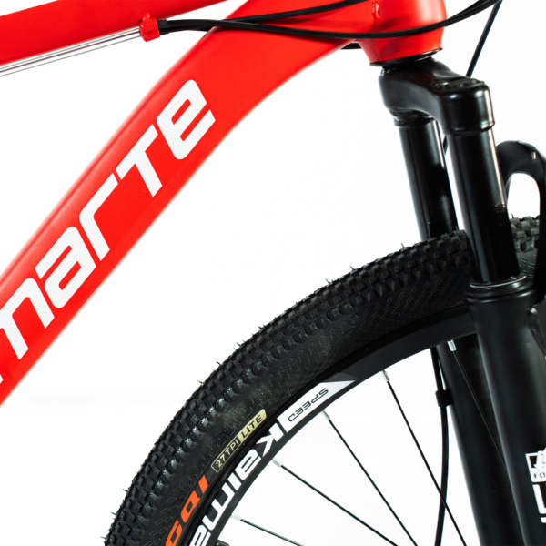 Bicicleta Aro 29 Bike 21 Vel Marchas Everest Freio a Disco Quadro Alumínio Leve Resistente Cor Vermelho/Branco - WCT FITNESS - Imagem 18